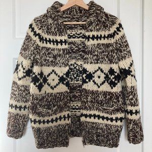 Vintage Cowichan Sweater - 100% wool